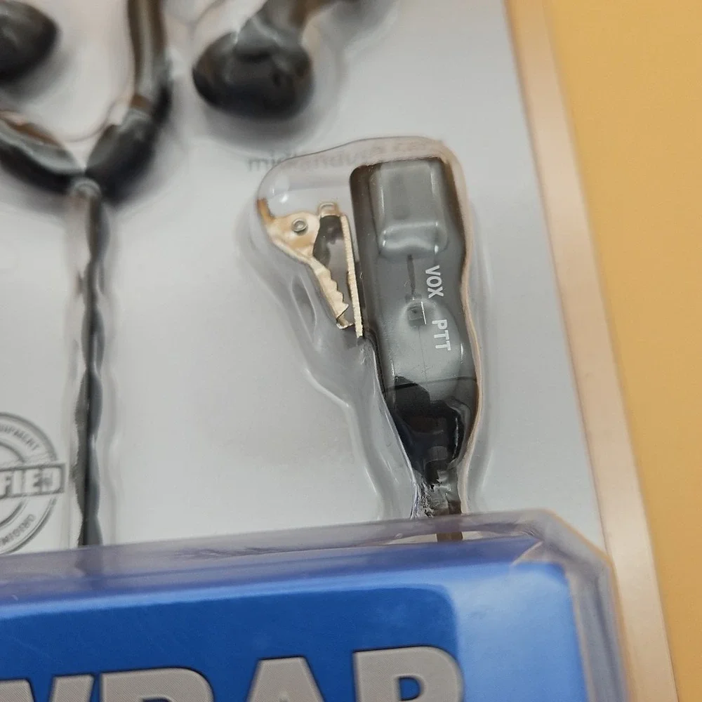 Midland AVP-H4 Black Ear-Hook Headsets Brand New Sealed Headphones Earbuds